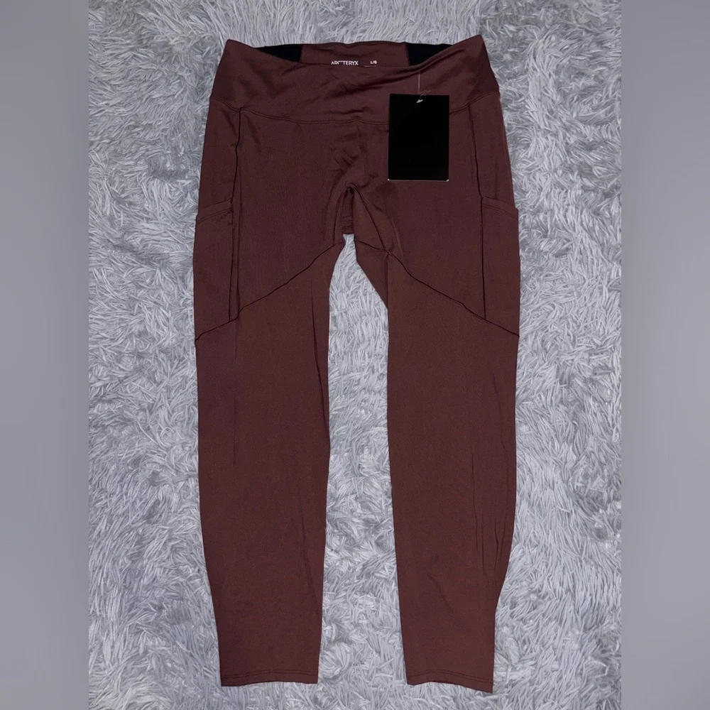 Arc'teryx Women's Leggings in Rich Brown - Picture 2 of 7